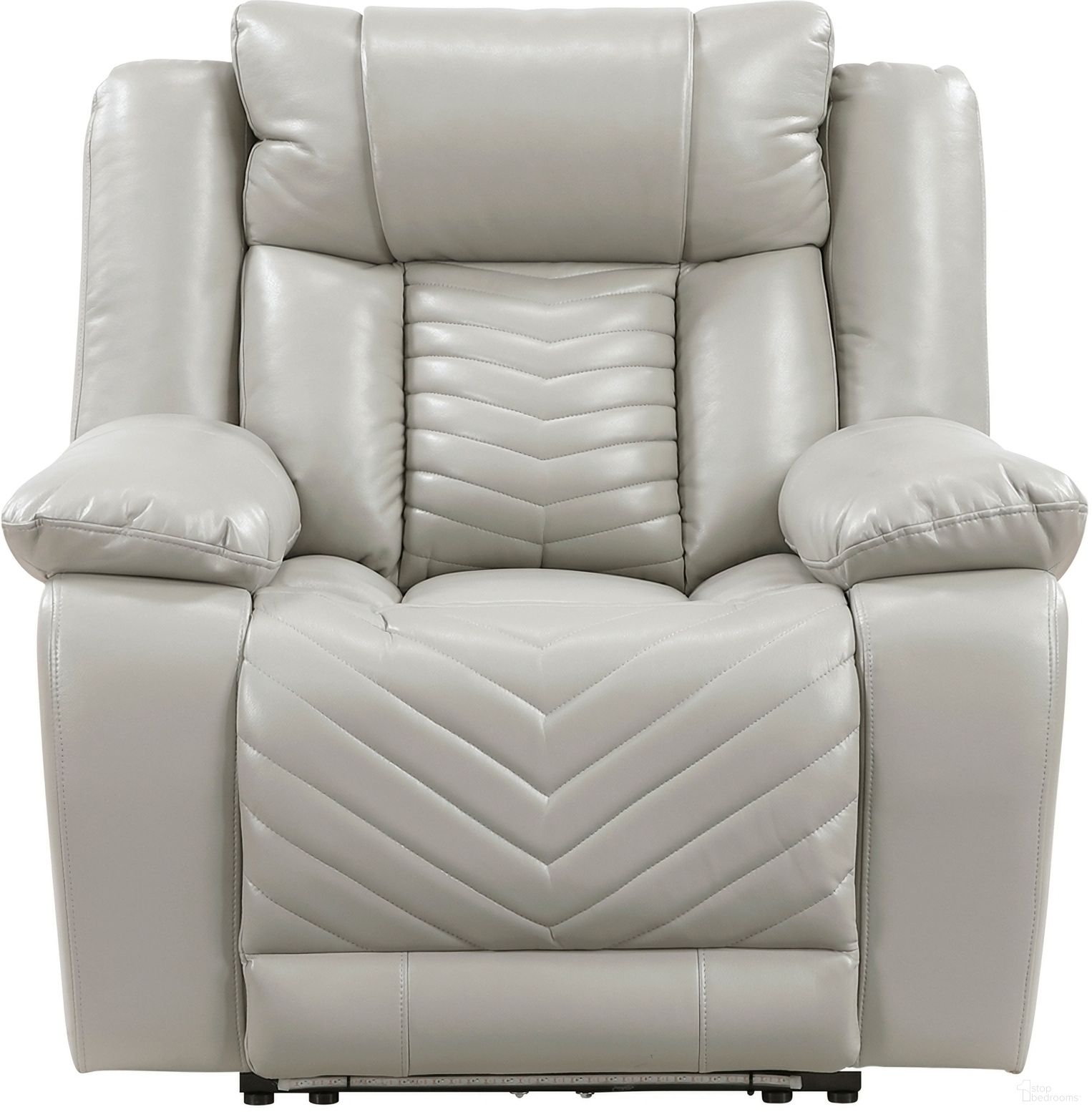 The appearance of Huron Power Reclining Chair with LED and Charging Ports In Gray designed by Homelegance in the modern / contemporary interior design. This gray piece of furniture was selected by 1StopBedrooms from Huron Collection to add a touch of cosiness and style into your home. Sku: 8457GRY-1PW. Material: Faux Leather.