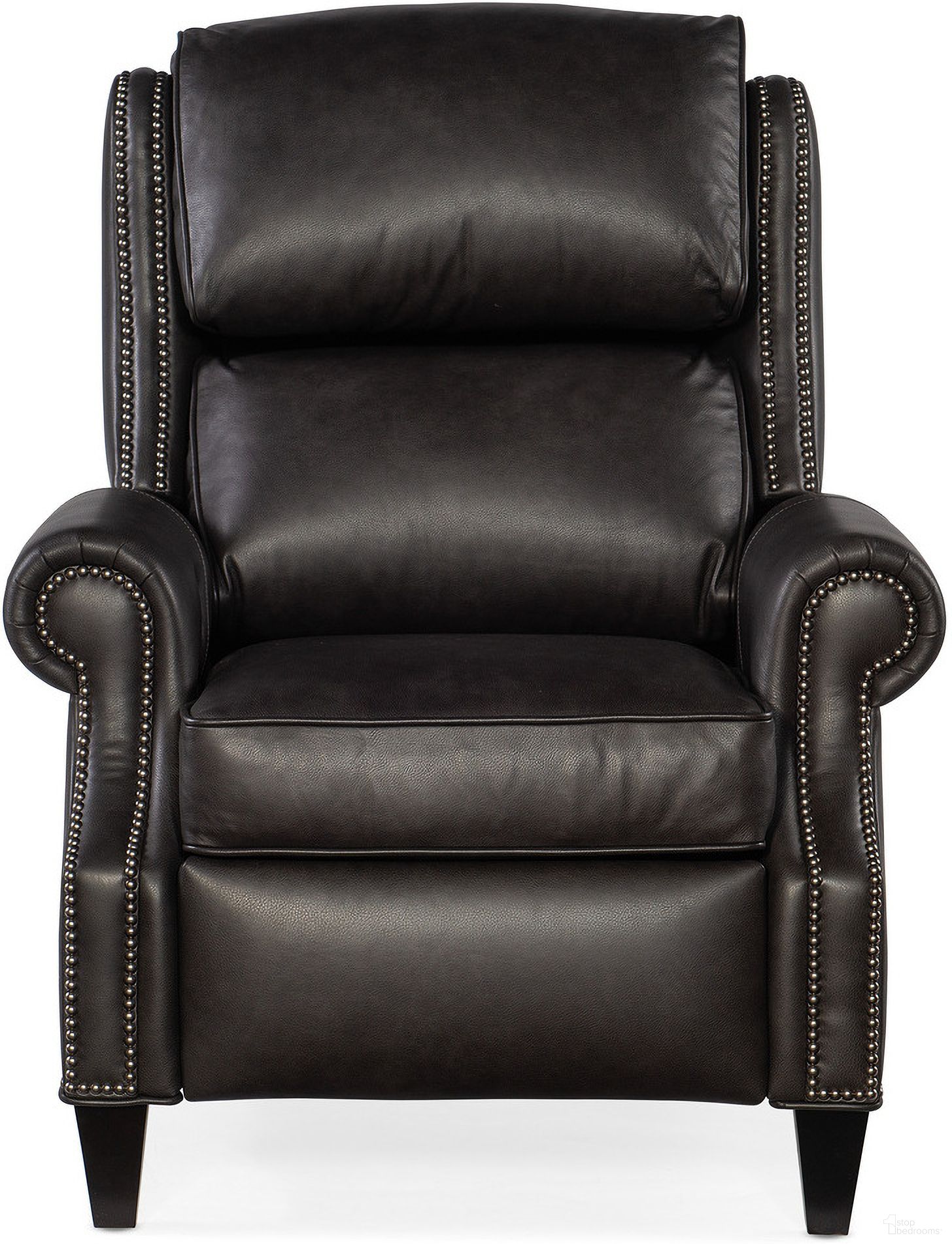The appearance of Huss Power Reclining Chair In Charcoal designed by Bradington Young in the traditional interior design. This charcoal piece of furniture  was selected by 1StopBedrooms from BYX Collection to add a touch of cosiness and style into your home. Sku: BYX-3020PB984800-97. Material: Leather.