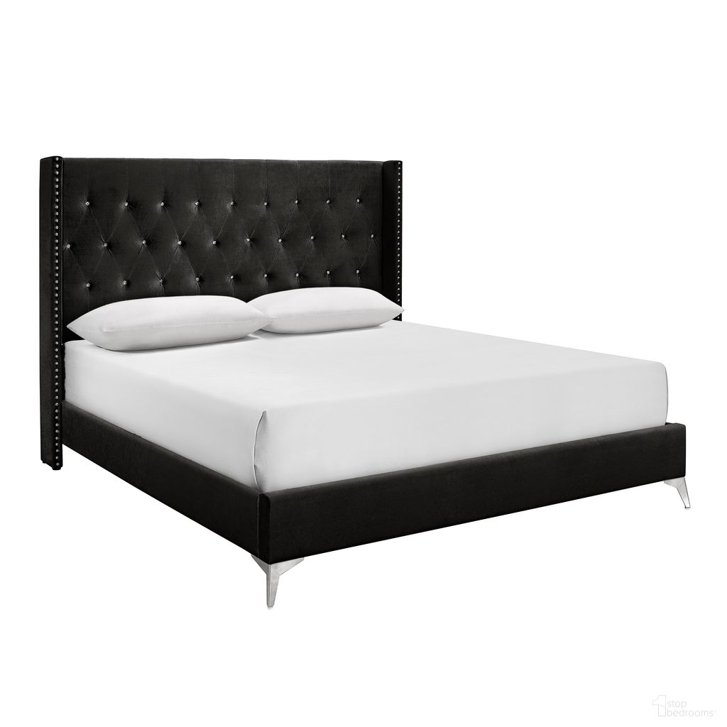 The appearance of Huxley California King Bed In Black designed by New Classic in the modern / contemporary interior design. This black piece of furniture was selected by 1StopBedrooms from Huxley Collection to add a touch of cosiness and style into your home. Sku: B3365-215;B3365-235. Bed Type: Panel Bed. Material: Wood. Bed Size: California King.