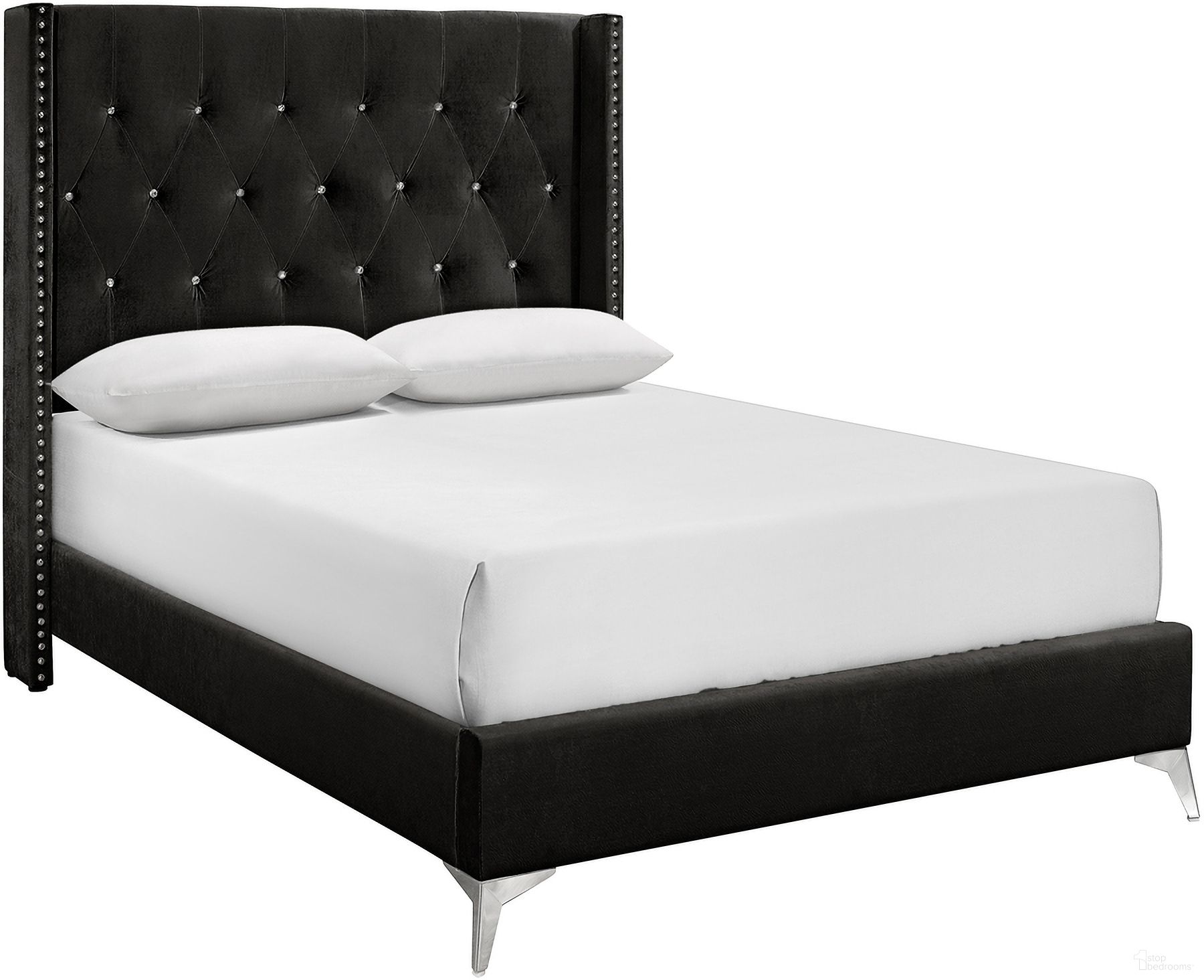 Huxley Full Bed In Black by New Classic | 1StopBedrooms