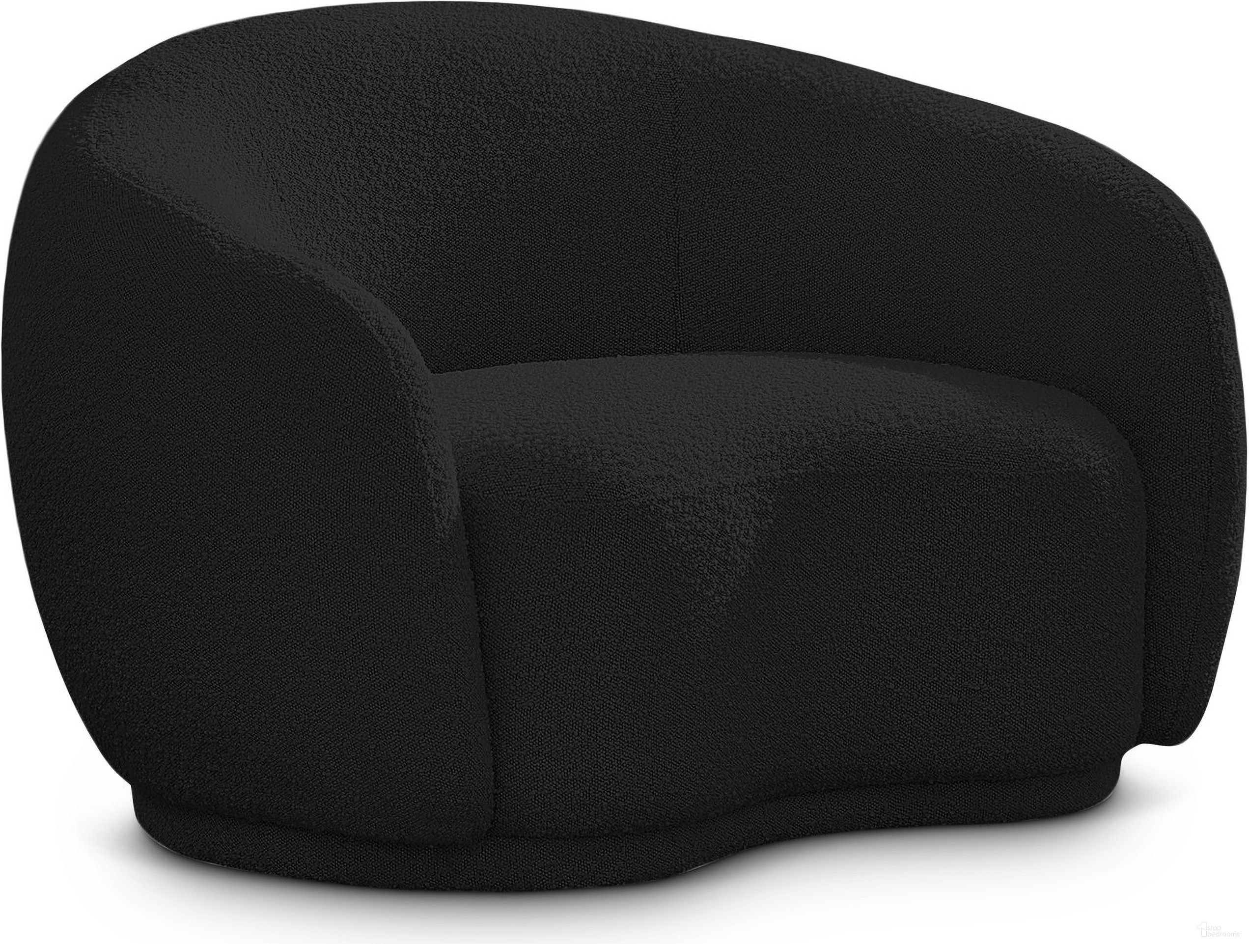 The appearance of Hyde Boucle Fabric Chair In Black designed by Meridian in the modern / contemporary interior design. This black piece of furniture was selected by 1StopBedrooms from Hyde Collection to add a touch of cosiness and style into your home. Sku: 693Black-C. Material: Boucle.