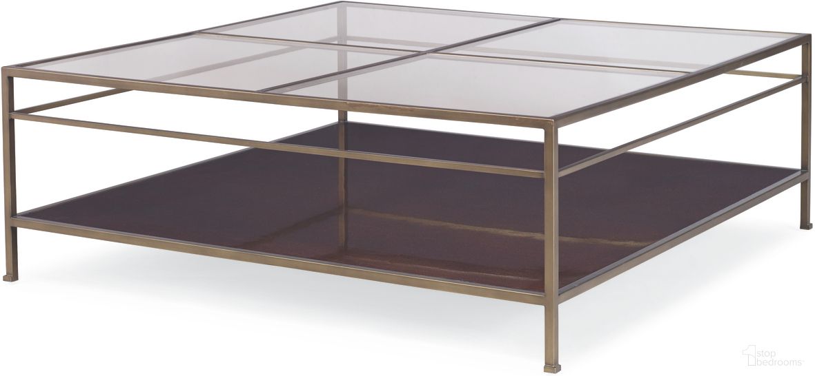 The appearance of Hyde Park Cocktail Table 54.5 x 54.5 In London Brown designed by Century Furniture in the transitional interior design. This london brown piece of furniture  was selected by 1StopBedrooms from Details Occasional Collection to add a touch of cosiness and style into your home. Sku: CSA-402-1. Material: Walnut Veneer.