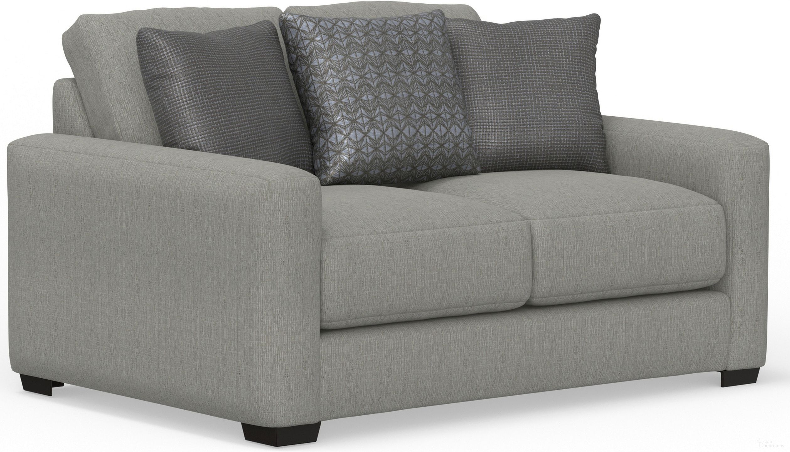 The appearance of Hyde Park Loveseat In Stone designed by Jackson in the modern / contemporary interior design. This stone piece of furniture was selected by 1StopBedrooms from Hyde Park Collection to add a touch of cosiness and style into your home. Sku: 230102162518257558. Material: Fabric.