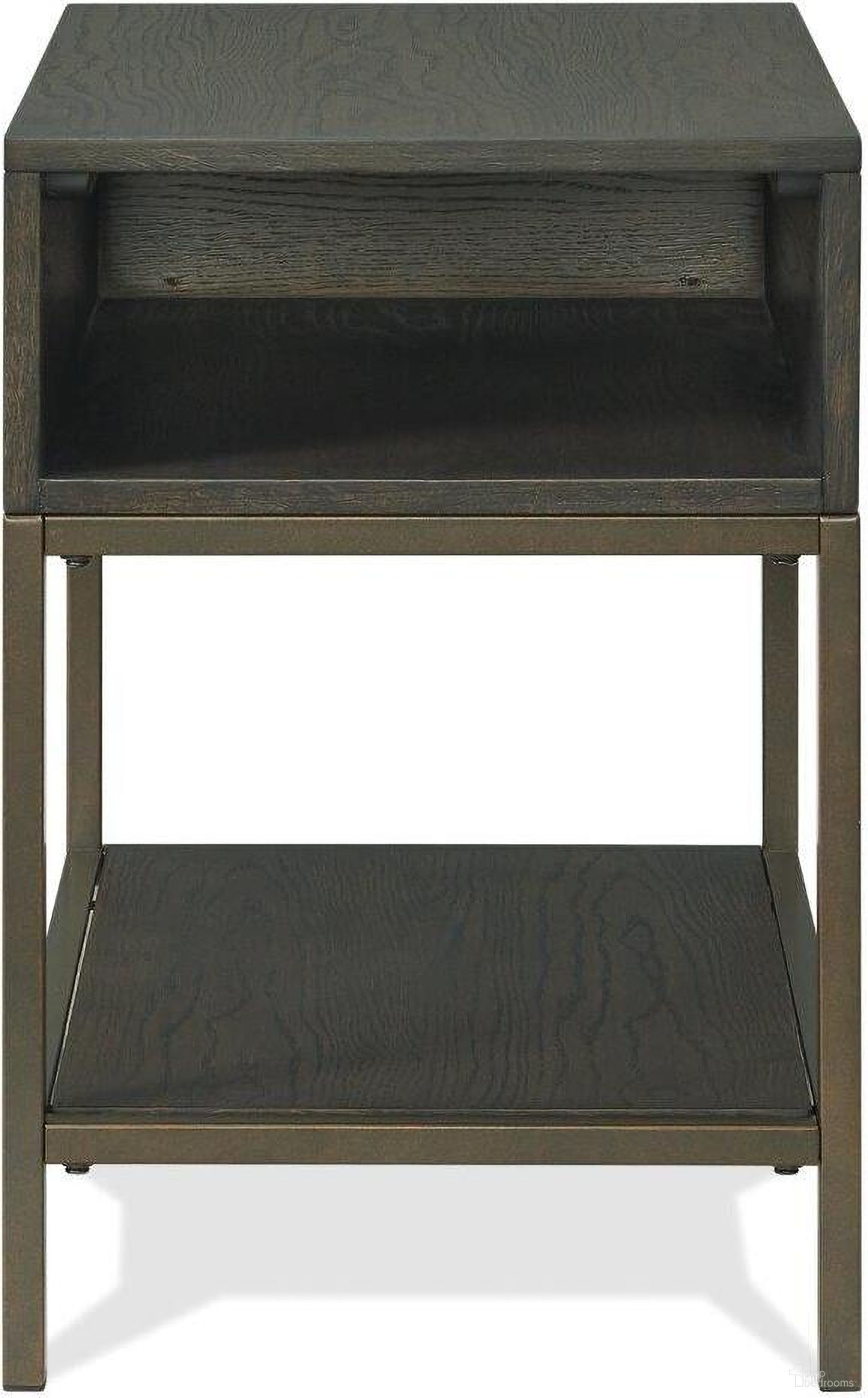 The appearance of Hyde Rectangular Chairside Table In Dark Brown designed by Riverside Furniture in the modern / contemporary interior design. This dark brown piece of furniture  was selected by 1StopBedrooms from Hyde Collection to add a touch of cosiness and style into your home. Sku: 92812.