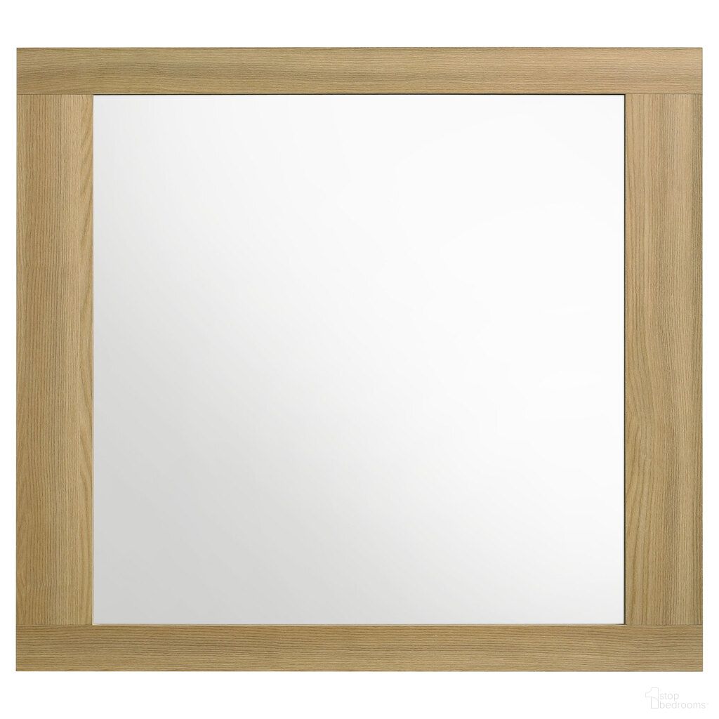 The appearance of Hyland Dresser Mirror In Natural designed by Coaster in the coastal interior design. This natural piece of furniture was selected by 1StopBedrooms from Hyland Collection to add a touch of cosiness and style into your home. Sku: 215654. Material: Particle Board.