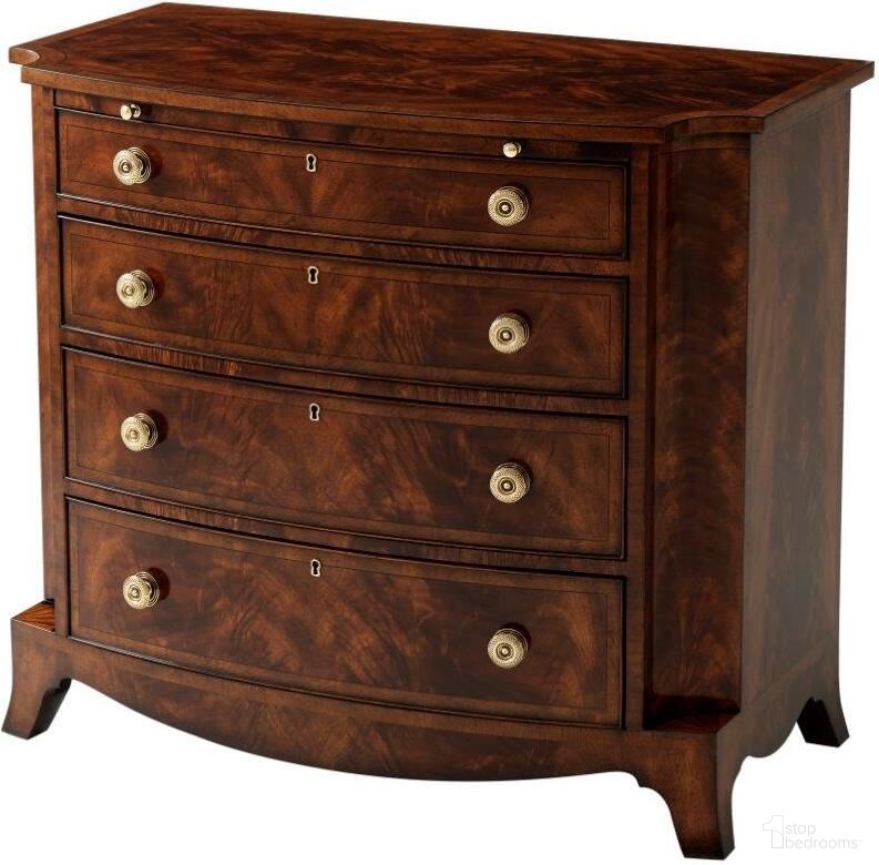 The appearance of Ibthorpe Nightstand designed by Theodore Alexander in the traditional interior design. This  piece of furniture  was selected by 1StopBedrooms from The English Cabinet Maker Collection to add a touch of cosiness and style into your home. Sku: 6005-448. Material: Wood.