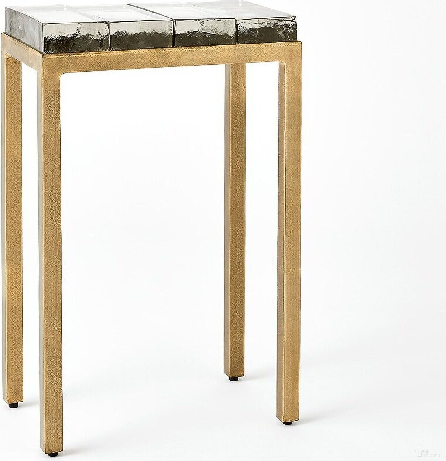 The appearance of Ice Quad Block Table In Antique Gold designed by Global Views in the modern / contemporary interior design. This antique gold piece of furniture  was selected by 1StopBedrooms from Ice Collection to add a touch of cosiness and style into your home. Sku: 994008. Material: Iron.