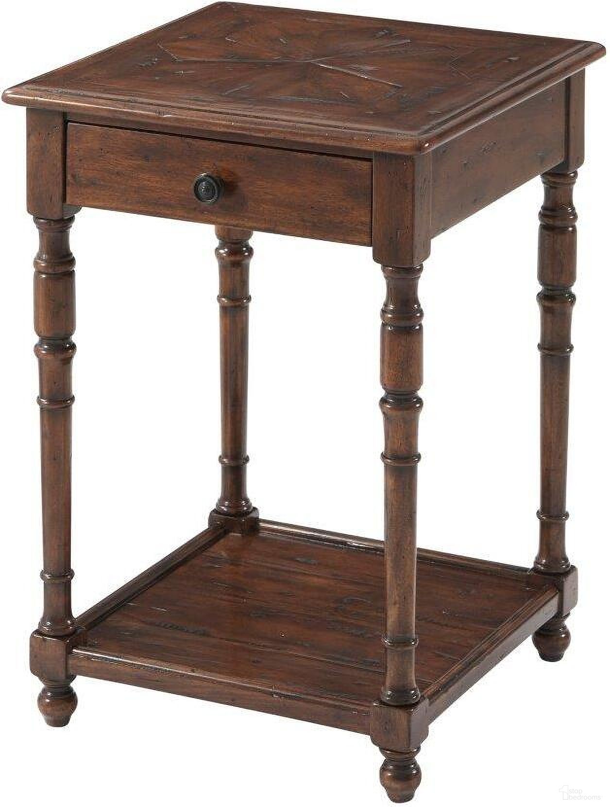 The appearance of Ida'S Side Table designed by Theodore Alexander in the traditional interior design. This  piece of furniture  was selected by 1StopBedrooms from Castle Bromwich Collection to add a touch of cosiness and style into your home. Sku: CB50023. Material: Wood.