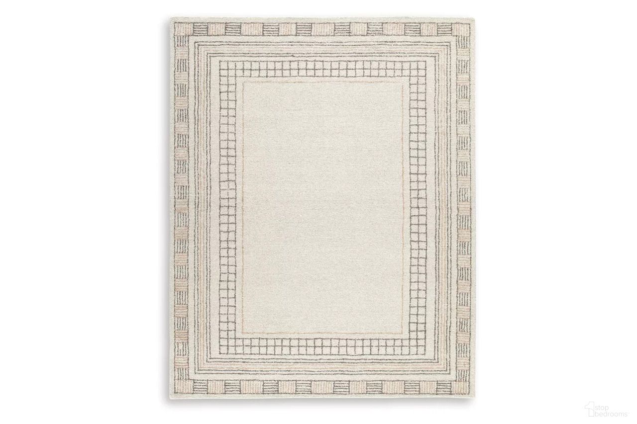The appearance of Idaman Large Rug In Taupe/Brown designed by Signature Design by Ashley in the transitional interior design. This taupe/brown piece of furniture  was selected by 1StopBedrooms from Idaman Collection to add a touch of cosiness and style into your home. Sku: R407291. Material: Fabric.