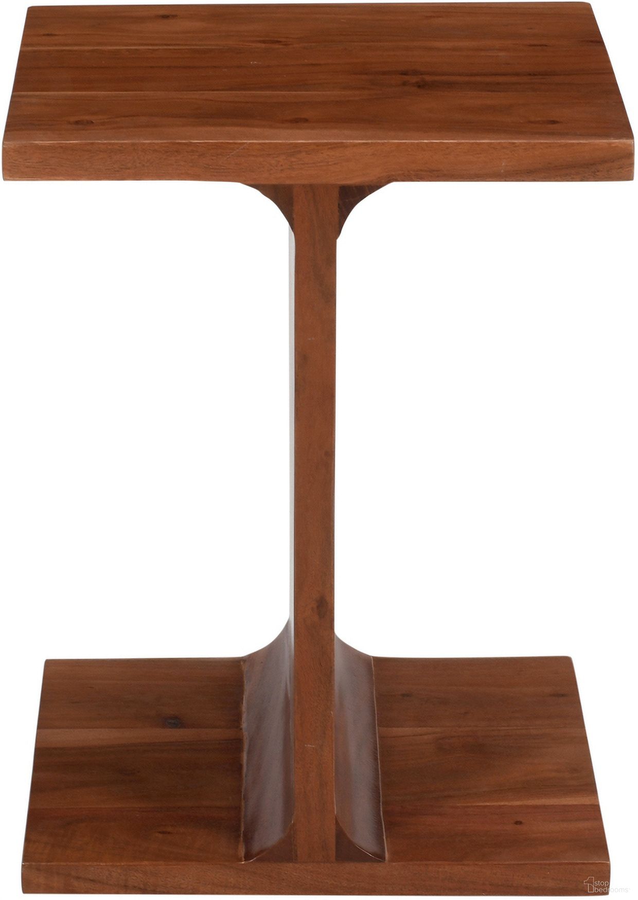 The appearance of Idiom Accent End I-Table In Chestnut designed by Jofran in the modern / contemporary interior design. This chestnut piece of furniture was selected by 1StopBedrooms from Idiom Collection to add a touch of cosiness and style into your home. Sku: 2330-IDIOMLC. Material: Acacia.