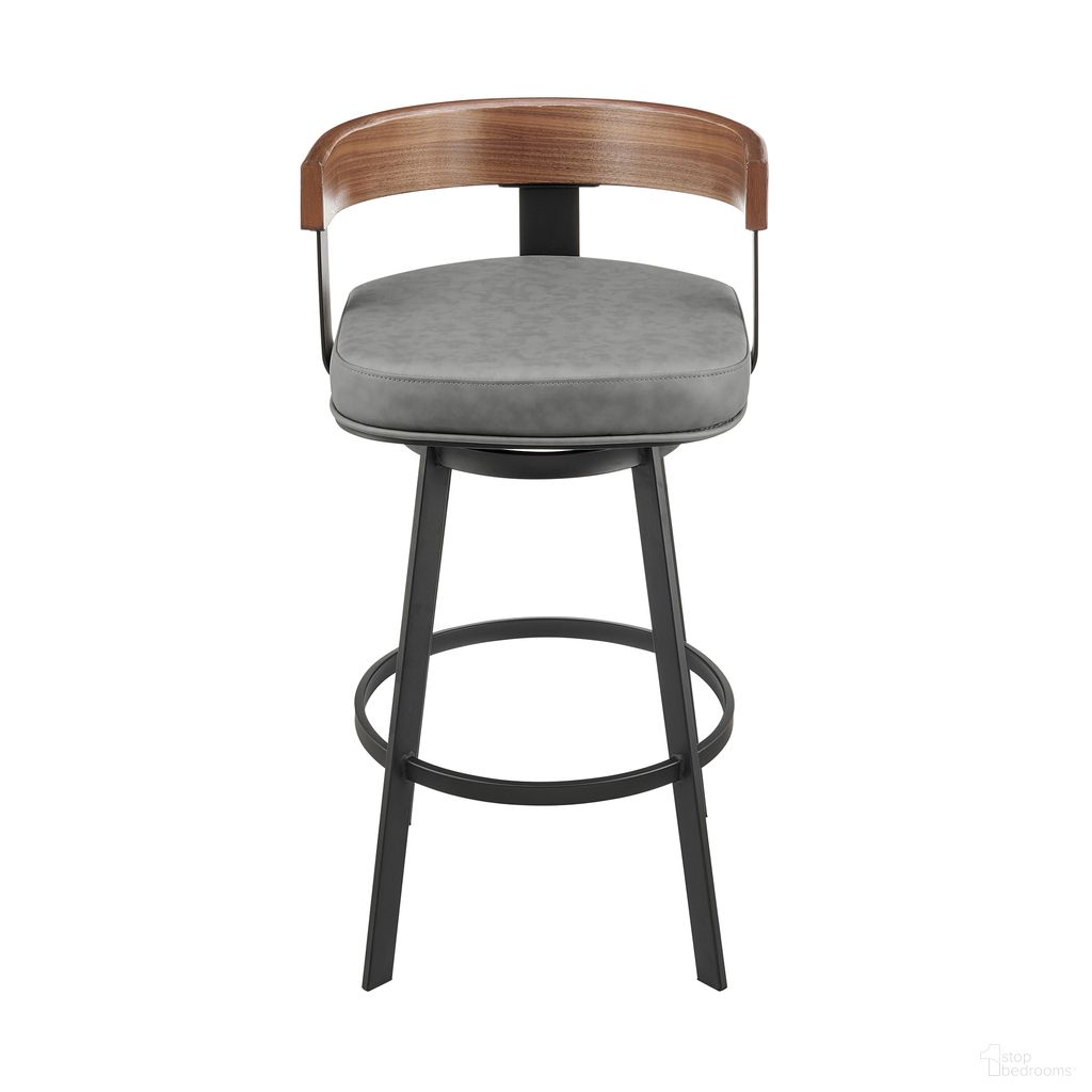 Armen Living Idris Swivel Stool