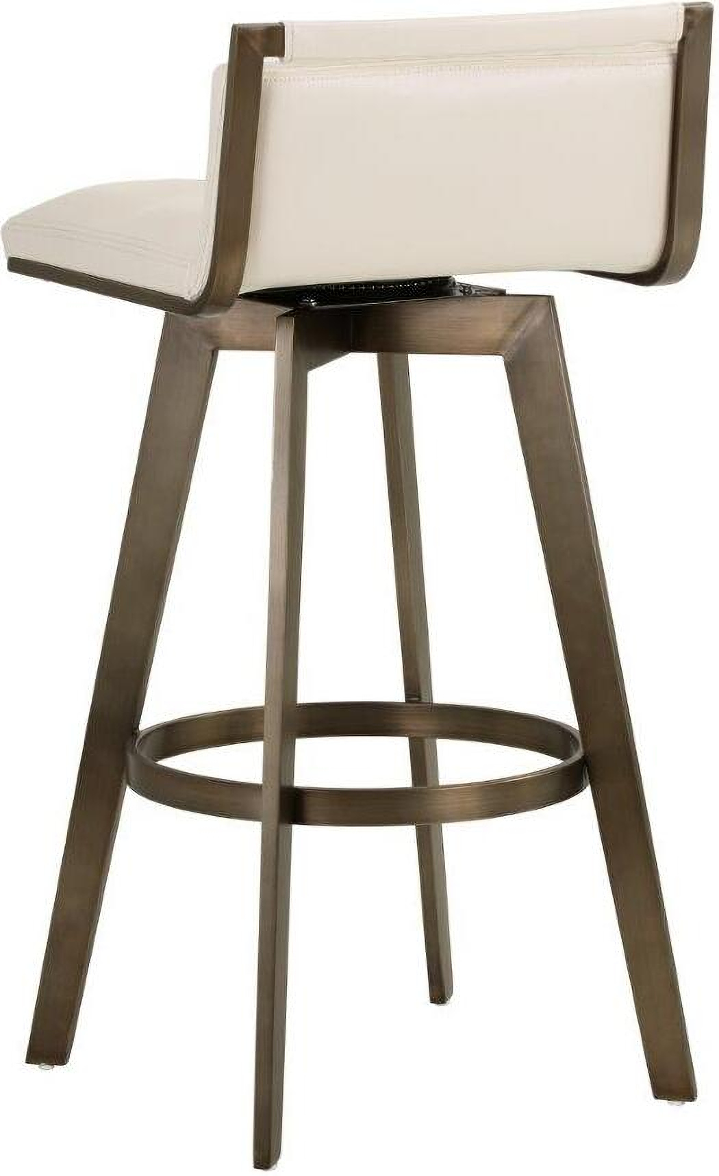 Ikon Arizona Castillo Cream Swivel Bar Stool by Sunpan 1StopBedrooms