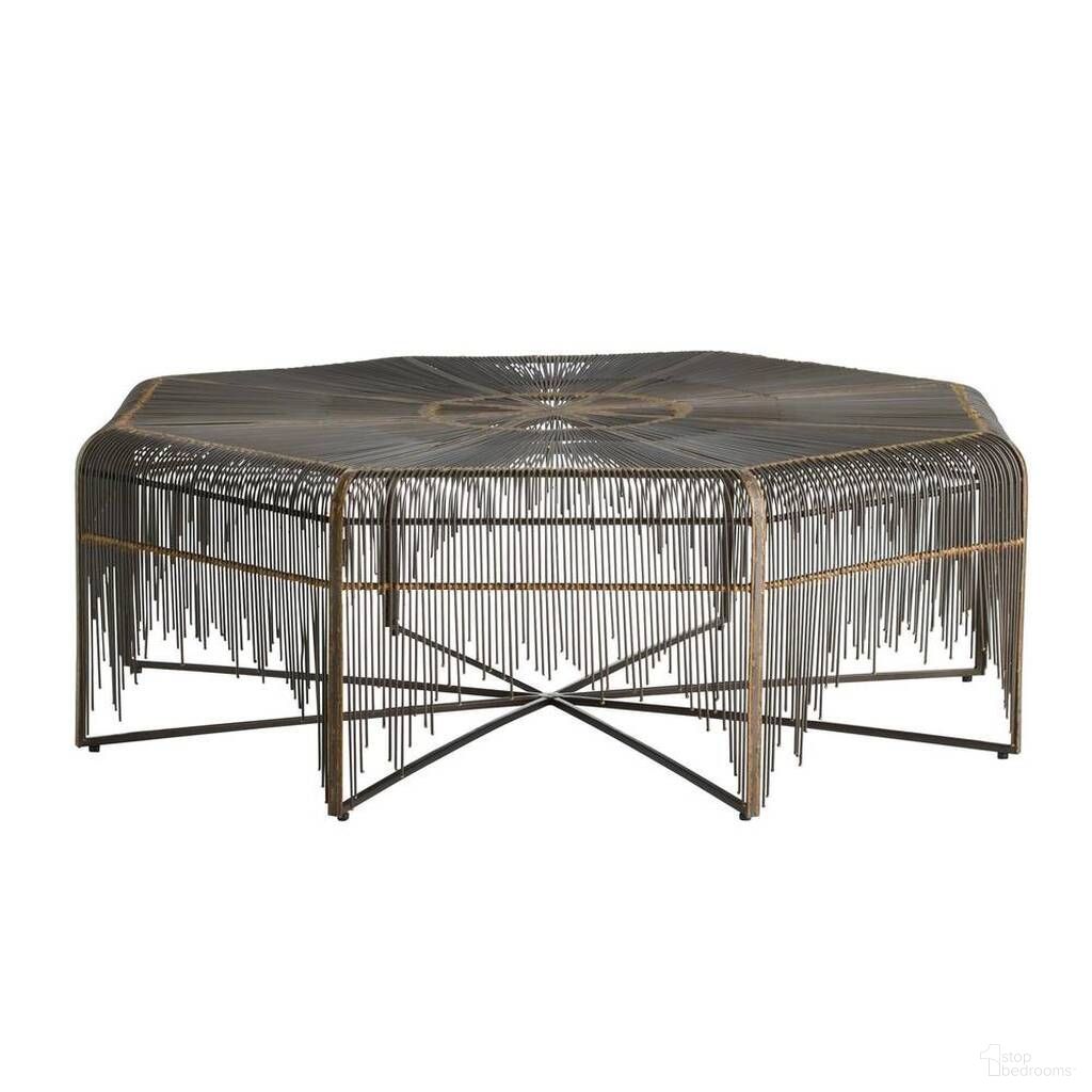 The appearance of Ilaria Coffee Table In Natural Iron designed by Arteriors in the industrial interior design. This natural iron piece of furniture was selected by 1StopBedrooms from Ilaria Collection to add a touch of cosiness and style into your home. Sku: FCI26. Material: Iron.