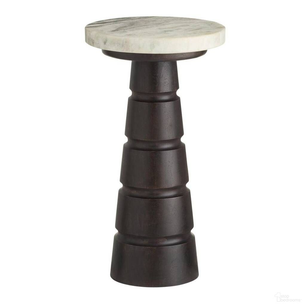 The appearance of Imani Accent Table In Toronto designed by Arteriors in the modern / contemporary interior design. This toronto piece of furniture  was selected by 1StopBedrooms from Imani Collection to add a touch of cosiness and style into your home. Sku: FAI24. Material: Marble.