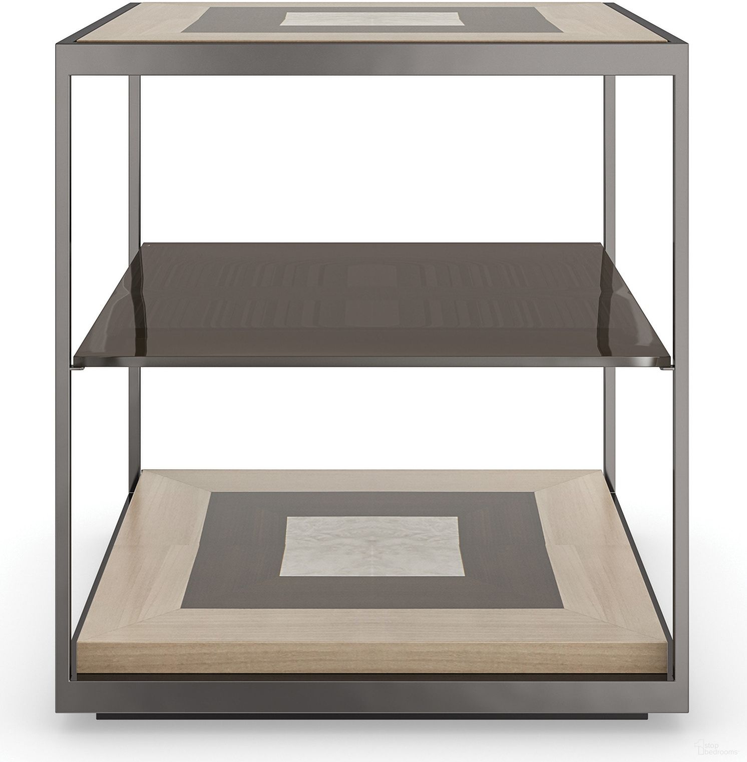 The appearance of Impossible Cube Table In Bronze designed by Caracole in the modern / contemporary interior design. This bronze piece of furniture  was selected by 1StopBedrooms from Impossible Cube Collection to add a touch of cosiness and style into your home. Sku: CLA-023-411. Material: Metal.