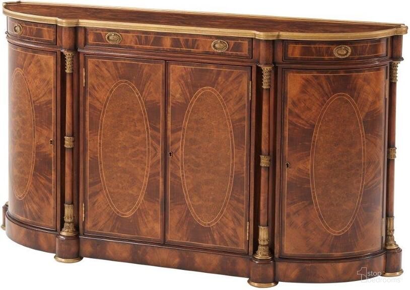 The appearance of In The Empire Style Sideboard designed by Theodore Alexander in the traditional interior design. This  piece of furniture  was selected by 1StopBedrooms from Essential Collection to add a touch of cosiness and style into your home. Sku: 6105-335. Material: Wood.