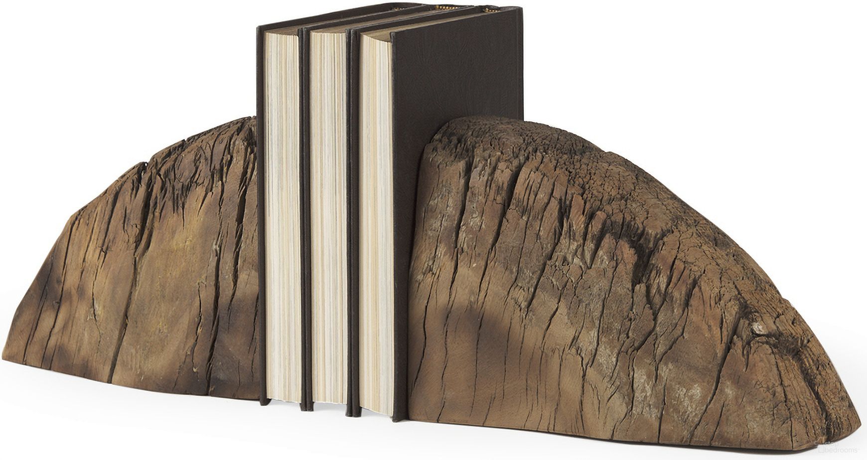 The appearance of Incana Handmade Reclaimed Wooden Bookends In Medium Brown designed by Mercana in the rustic / southwestern interior design. This medium brown piece of furniture was selected by 1StopBedrooms from Incana Collection to add a touch of cosiness and style into your home. Sku: 70171. Material: Wood.