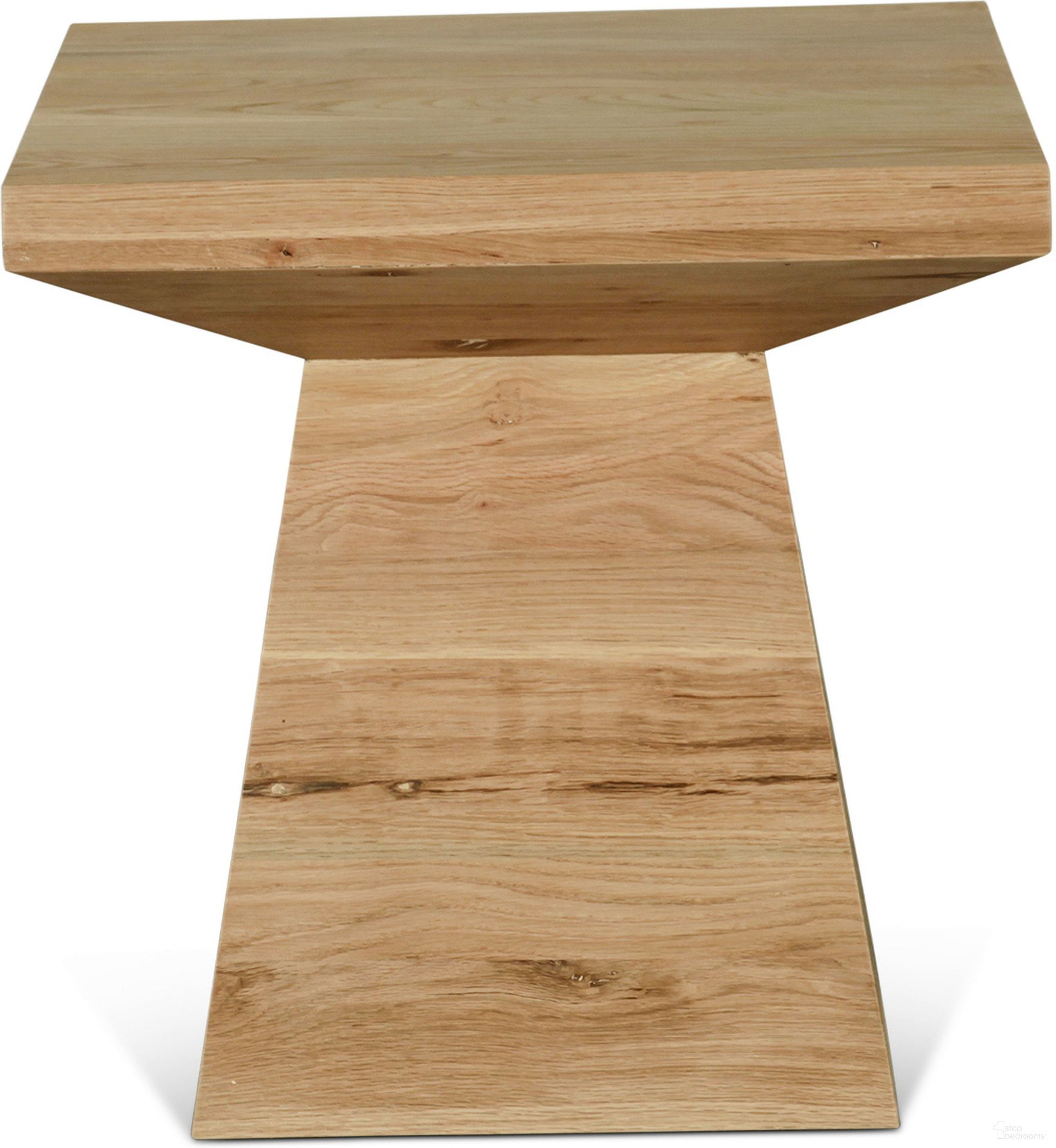 Incus 24 Inch Side Table In Natural Oak