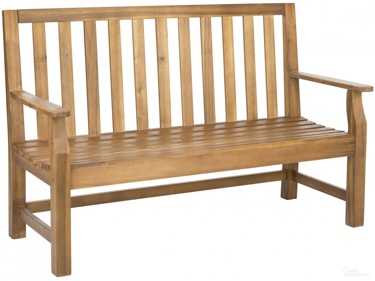 The appearance of Indaka Natural Bench designed by Safavieh in the transitional interior design. This natural piece of furniture was selected by 1StopBedrooms from Indaka Collection to add a touch of cosiness and style into your home. Sku: PAT6703B. Material: Steel.