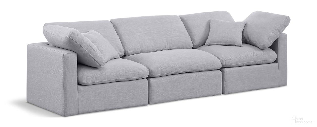 The appearance of Indulge Textured Fabric 3 Piece Modular Sofa In Grey Linen designed by Meridian in the modern / contemporary interior design. This grey linen piece of furniture was selected by 1StopBedrooms from Indulge Collection to add a touch of cosiness and style into your home. Sku: 141Grey-Armless;141Grey-Corner;141Grey-Corner. Material: Wood.