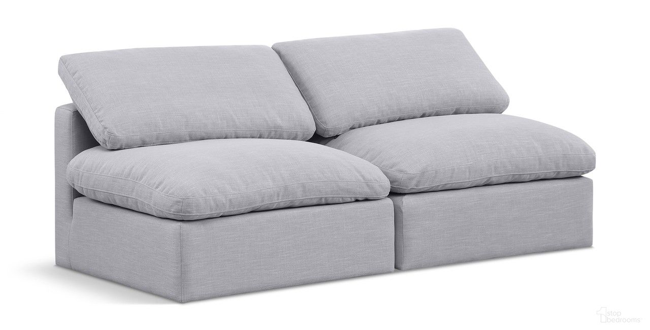 The appearance of Indulge Textured Fabric 2 Piece Modular Sofa In Grey Linen designed by Meridian in the modern / contemporary interior design. This grey linen piece of furniture was selected by 1StopBedrooms from Indulge Collection to add a touch of cosiness and style into your home. Sku: 141Grey-Armless;141Grey-Armless. Material: Wood.