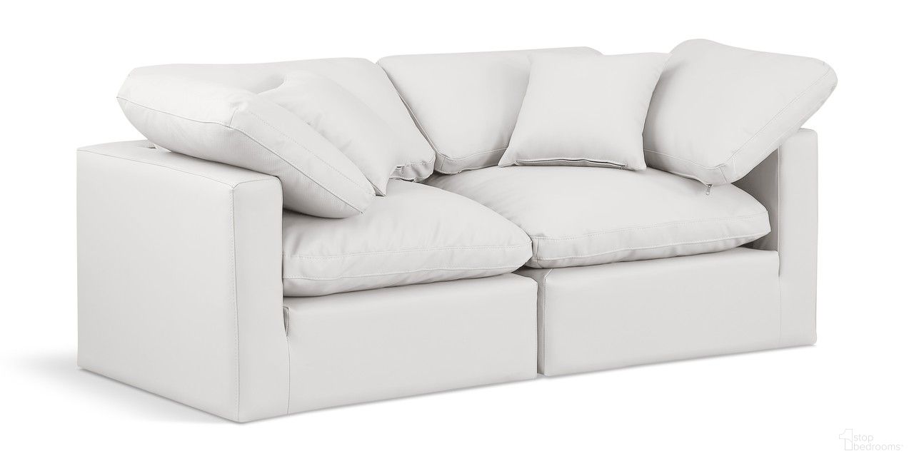 The appearance of Indulge Vegan Leather 2 Piece Modular Sofa In Cream designed by Meridian in the modern / contemporary interior design. This cream piece of furniture was selected by 1StopBedrooms from Indulge Collection to add a touch of cosiness and style into your home. Sku: 146Cream-Corner;146Cream-Corner. Material: Wood.