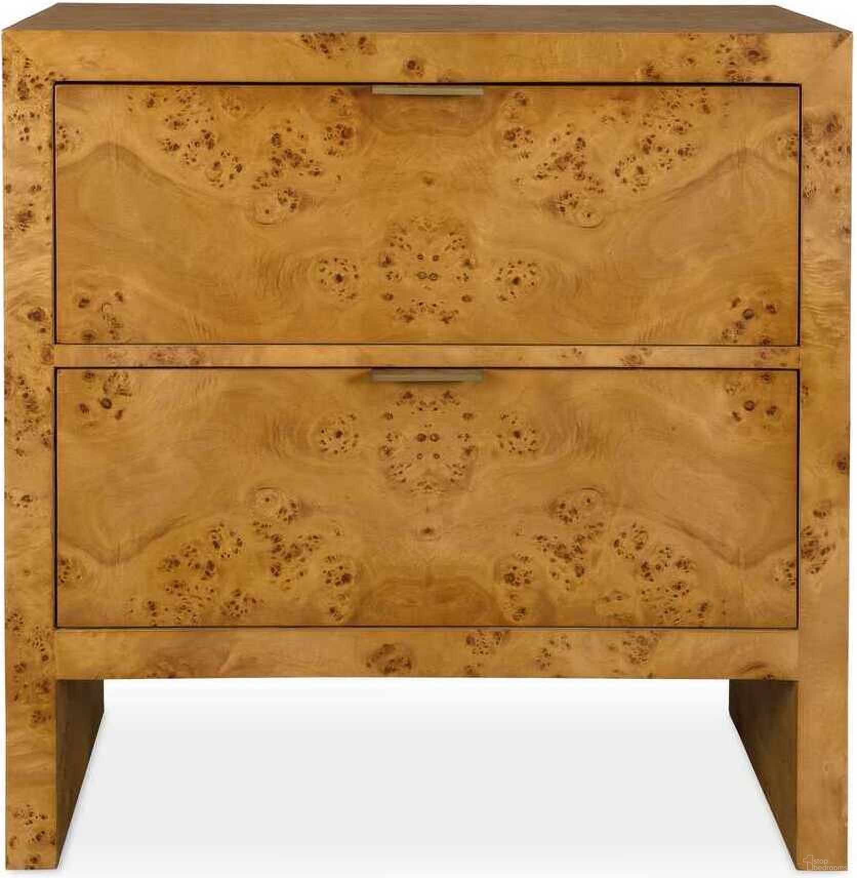 The appearance of Indus 2 Drawer Burl Chest In Woodtone designed by Uttermost in the modern / contemporary interior design. This woodtone piece of furniture  was selected by 1StopBedrooms from Indus Collection to add a touch of cosiness and style into your home. Sku: 24381. Material: MDF.