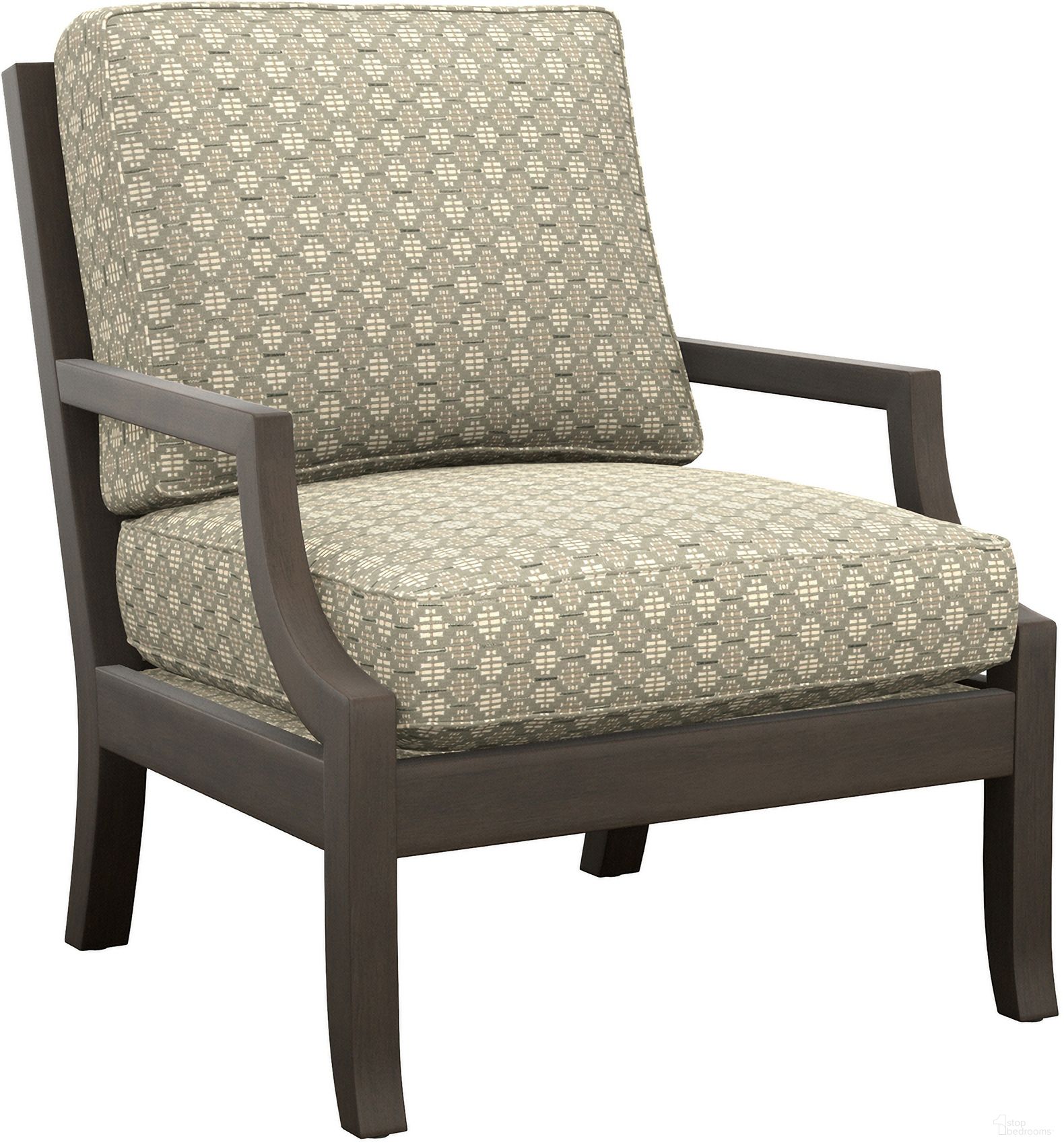 The appearance of Featured Upholstery Infinity Chair In Beige designed by Tommy Bahama in the transitional interior design. This beige piece of furniture was selected by 1StopBedrooms from Featured Upholstery Collection to add a touch of cosiness and style into your home. Sku: 7321-11-74. Material: Wood.