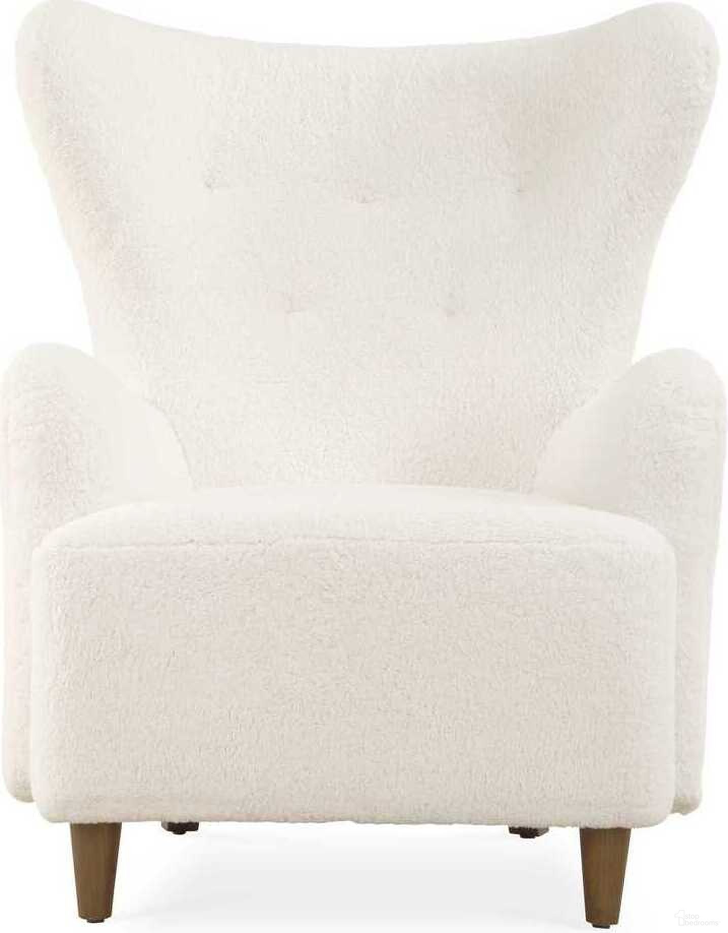 The appearance of Ingel Wingback Armchair In White designed by Uttermost in the modern / contemporary interior design. This white piece of furniture was selected by 1StopBedrooms from Ingel Collection to add a touch of cosiness and style into your home. Sku: 53049. Material: Fabric.