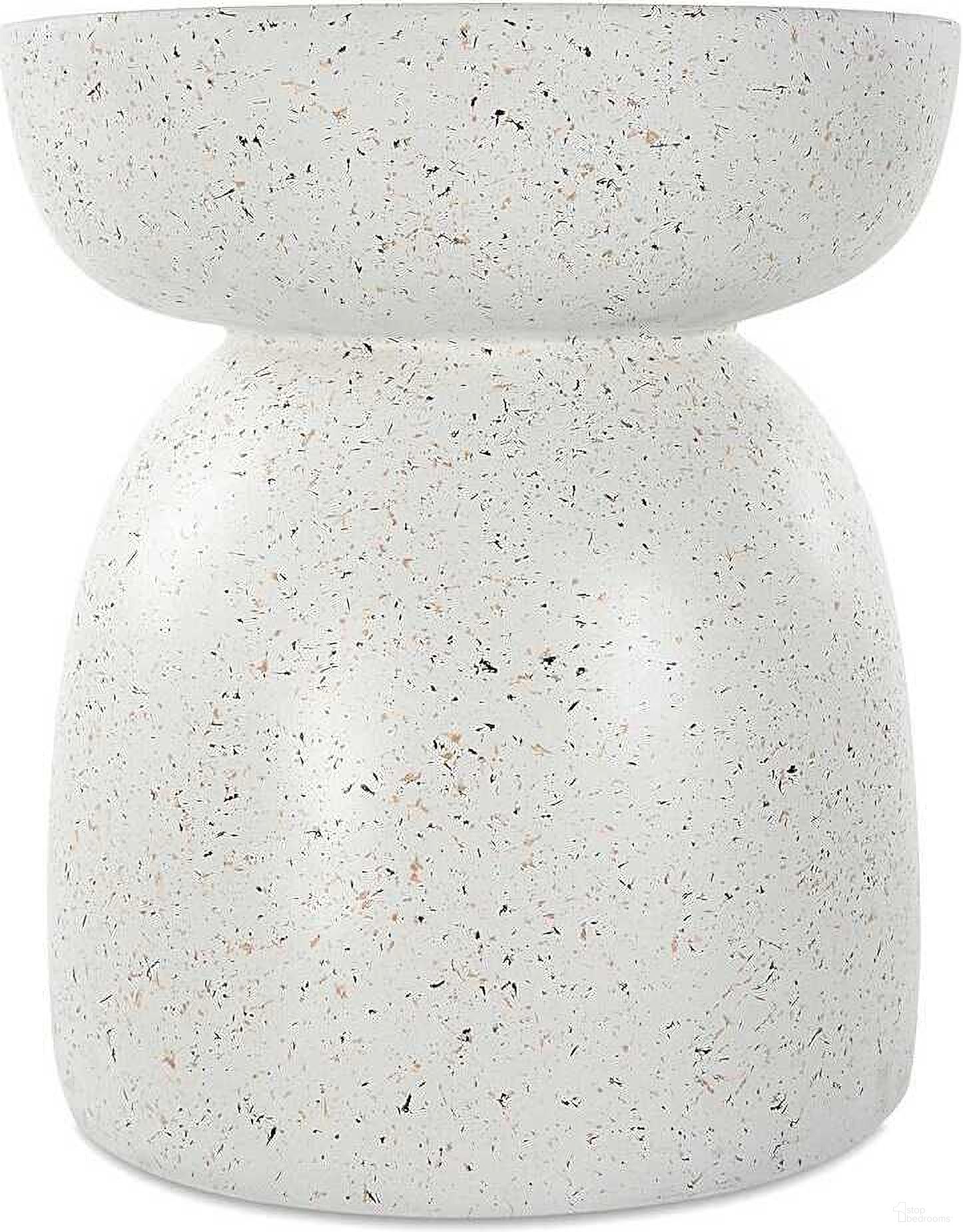 Inhale Cast Accent Table In White