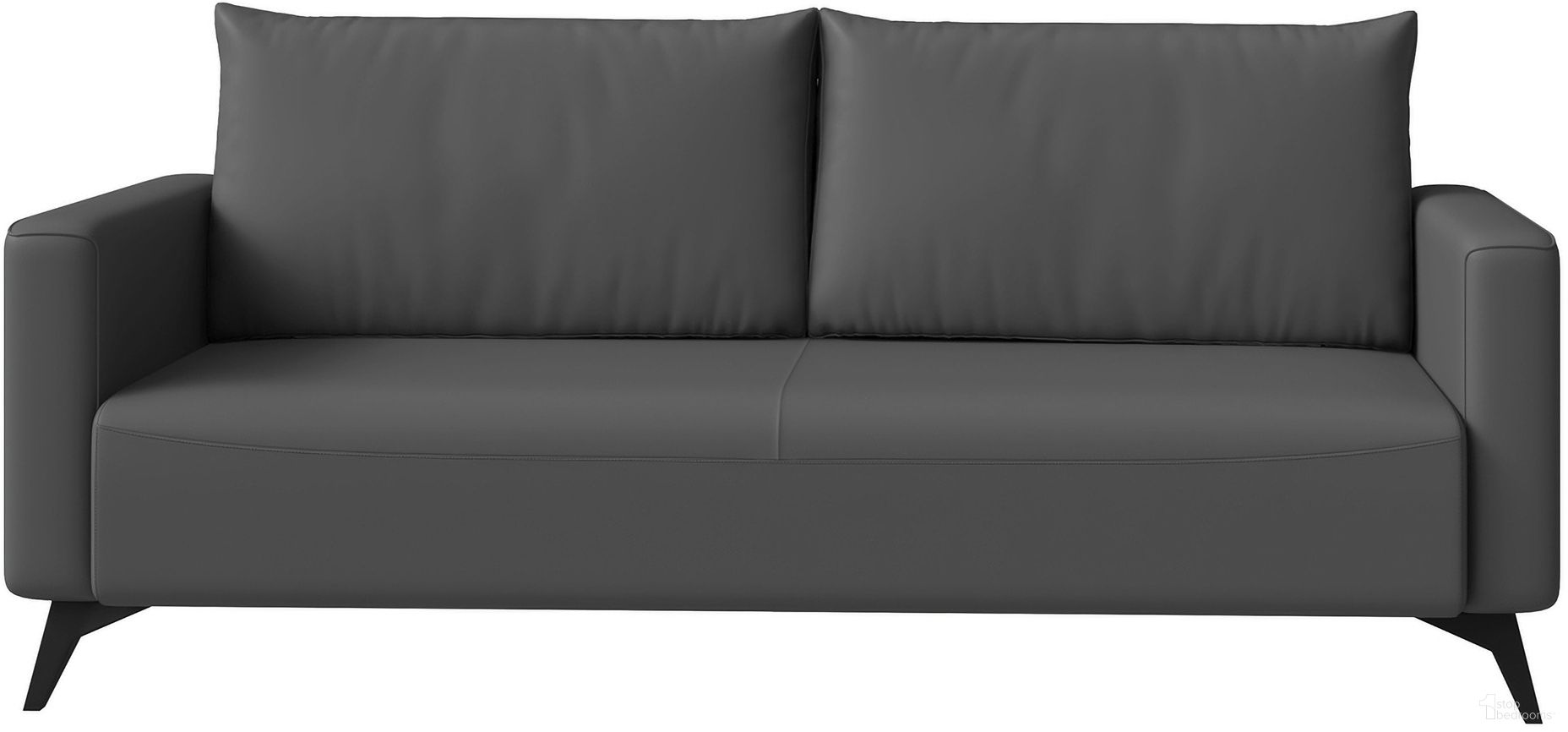 The appearance of Inno Three Seater Sofa In Grey designed by LeisureMod in the modern / contemporary interior design. This grey piece of furniture was selected by 1StopBedrooms from Inno Collection to add a touch of cosiness and style into your home. Sku: IS73GR. Material: PU.