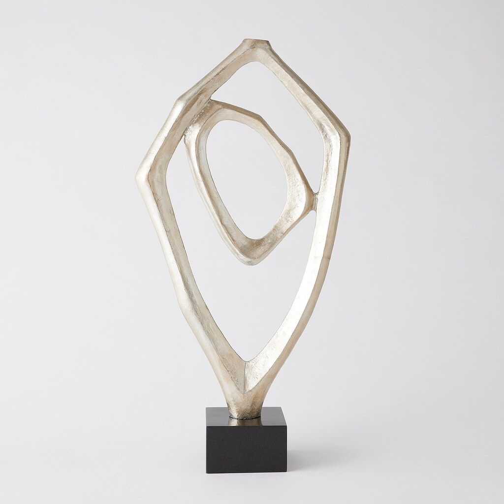 Interplay Sculpture In Silver