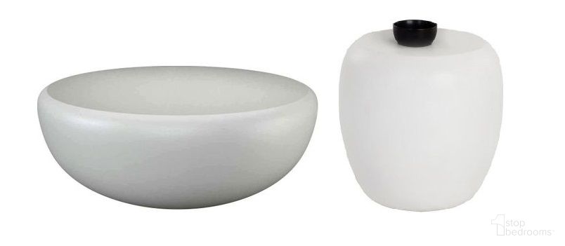 Iolite Occasional Table Set In White