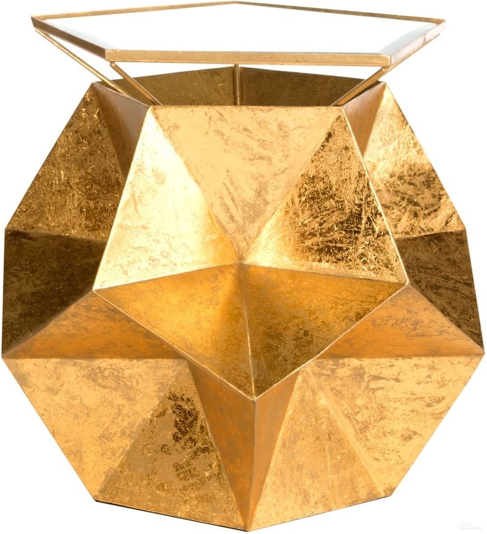 The appearance of Iona Gold Side Table designed by Safavieh in the modern / contemporary interior design. This gold piece of furniture was selected by 1StopBedrooms from Safavieh FOX Collection to add a touch of cosiness and style into your home. Sku: FOX3252A. Material: Iron.