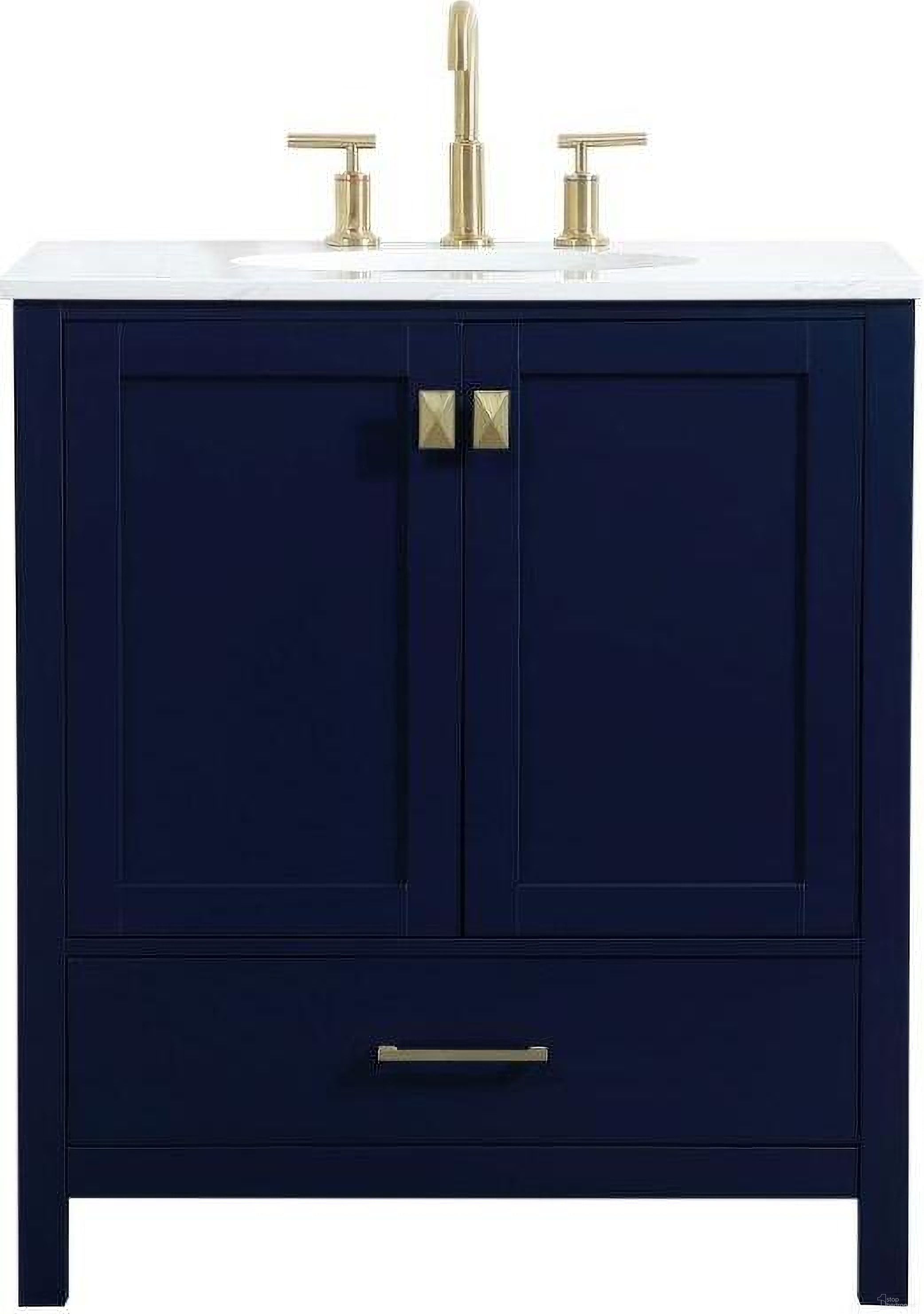 Irene 30 Inch Single Bathroom Vanity In Blue