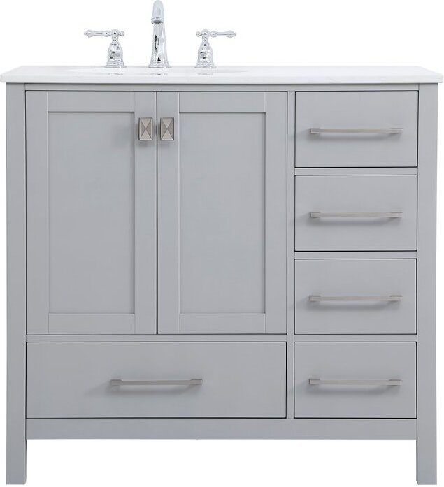 Carmangay Gray Bathroom Vanity Bathroom Furniture 0qd24306973