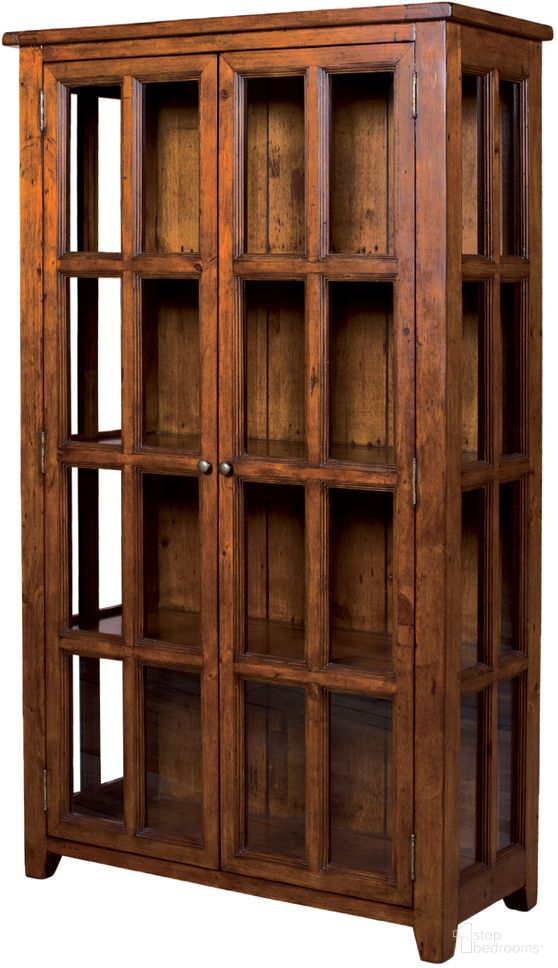 The appearance of Irish Coast China Display Cabinet In African Dusk designed by LH Imports in the traditional interior design. This brown piece of furniture was selected by 1StopBedrooms from Irish Coast Collection to add a touch of cosiness and style into your home. Sku: ICA014-AD. Material: Pine.