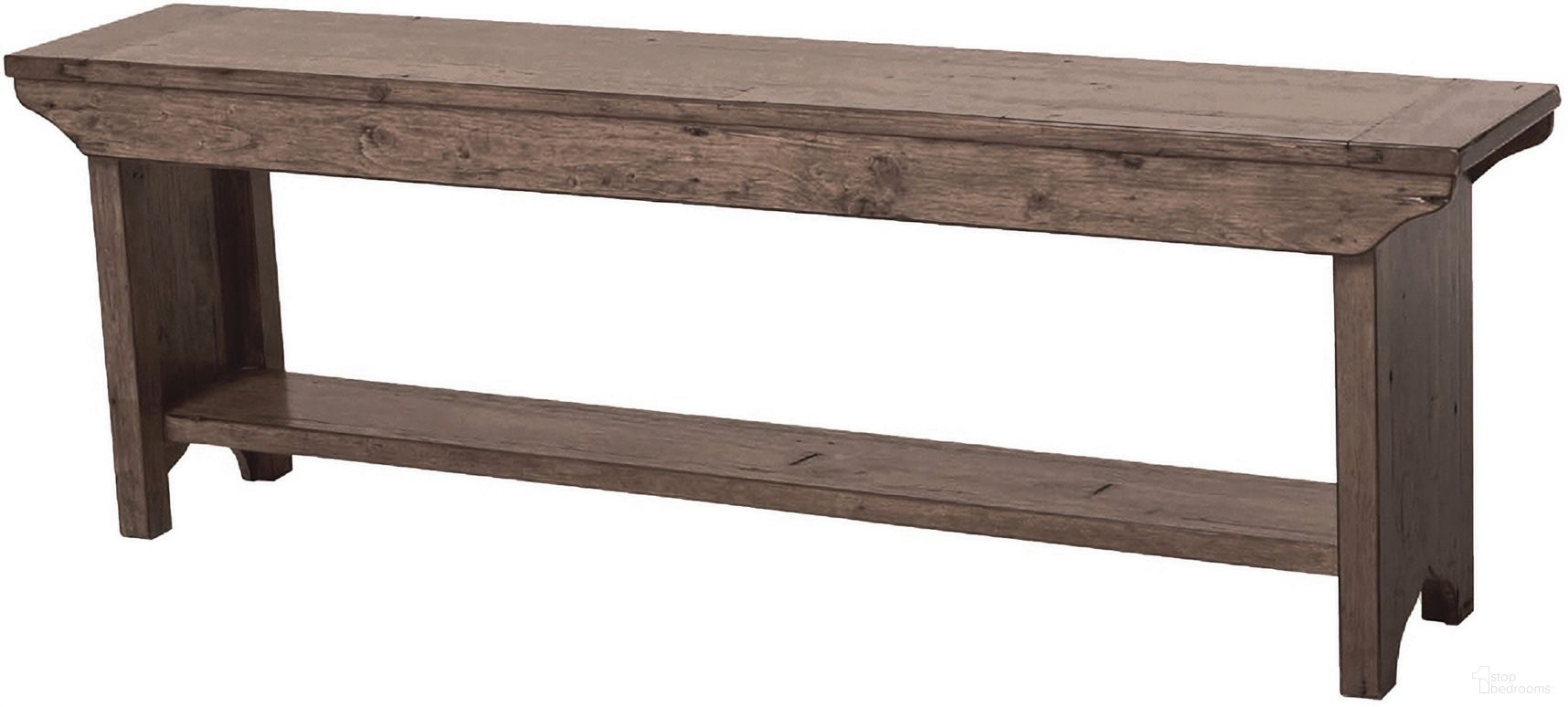 The appearance of Irish Coast Regular Bench In Sundried designed by LH Imports in the traditional interior design. This light brown piece of furniture was selected by 1StopBedrooms from Irish Coast Collection to add a touch of cosiness and style into your home. Sku: LS016-SD. Material: Pine.
