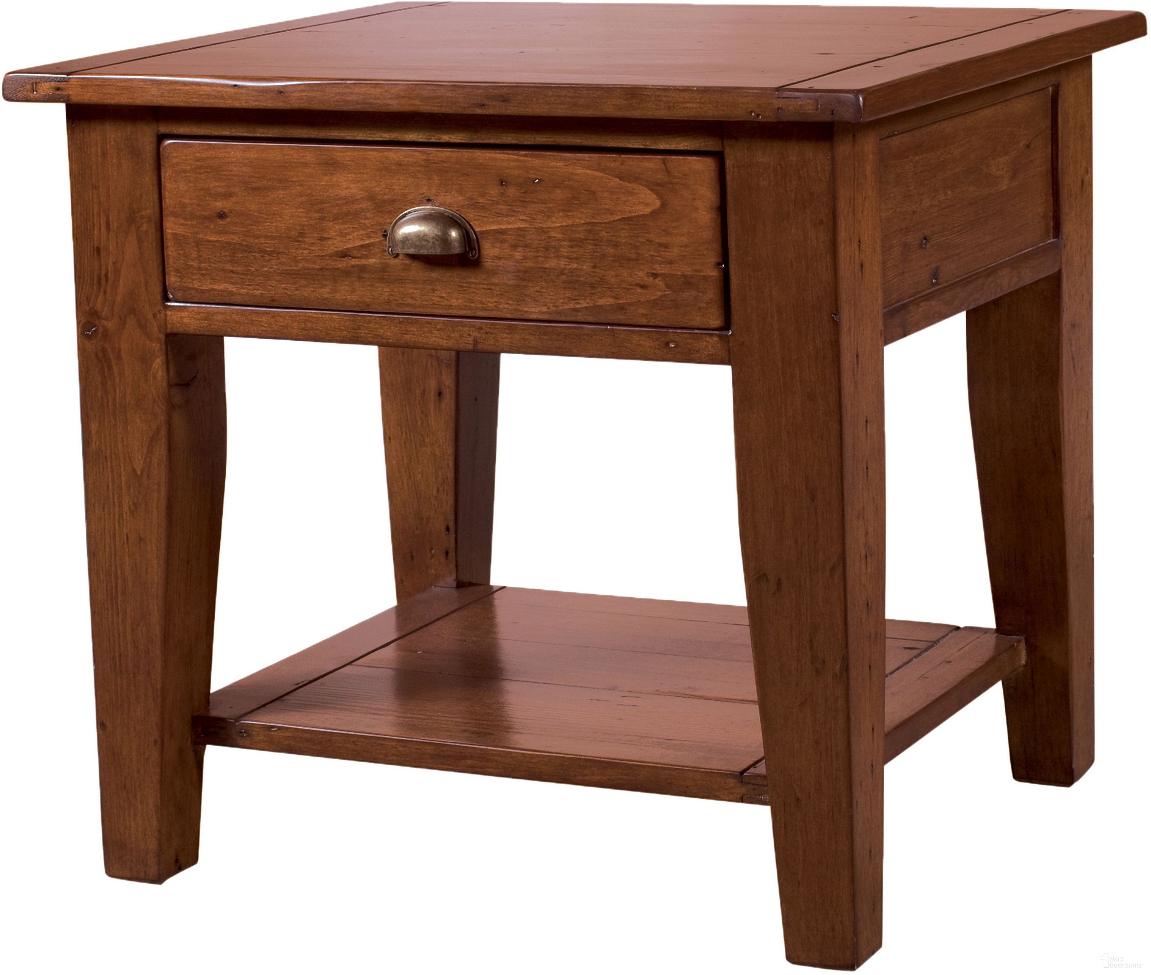 The appearance of Irish Coast Small Side Table In African Dusk designed by LH Imports in the traditional interior design. This brown piece of furniture was selected by 1StopBedrooms from Irish Coast Collection to add a touch of cosiness and style into your home. Sku: ICA033-AD. Material: Pine.