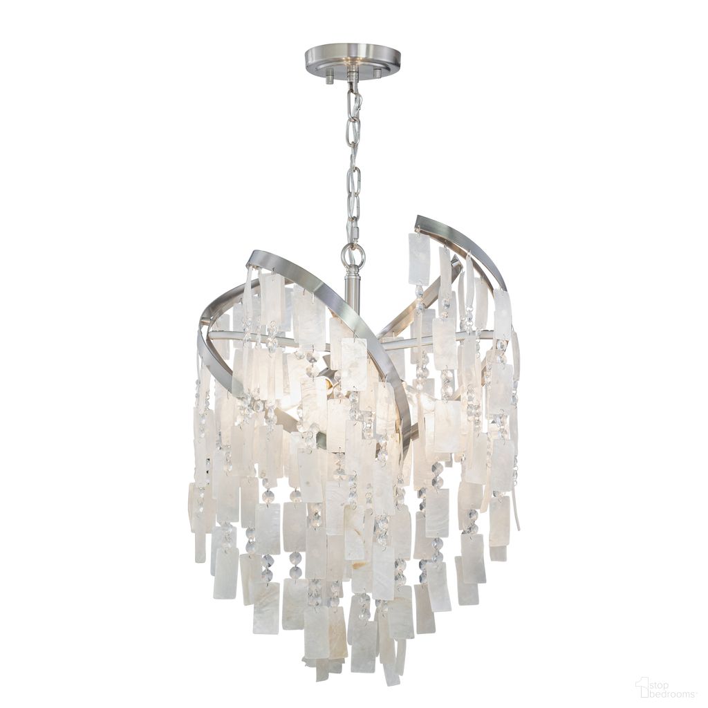 Isabel 16 Inch 4 Light Pendant In Satin Nickel
