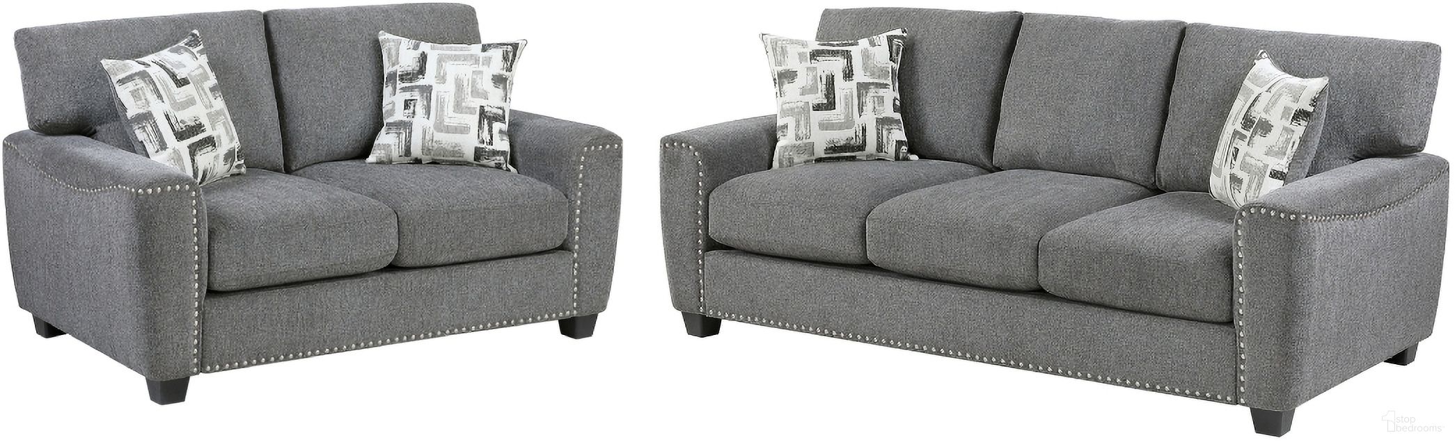 The appearance of Isabel Living Room Set In Gray designed by Homelegance in the modern / contemporary interior design. This gray piece of furniture was selected by 1StopBedrooms from Isabel Collection to add a touch of cosiness and style into your home. Sku: 9538DGY-3;9538DGY-2. Material: Chenille.