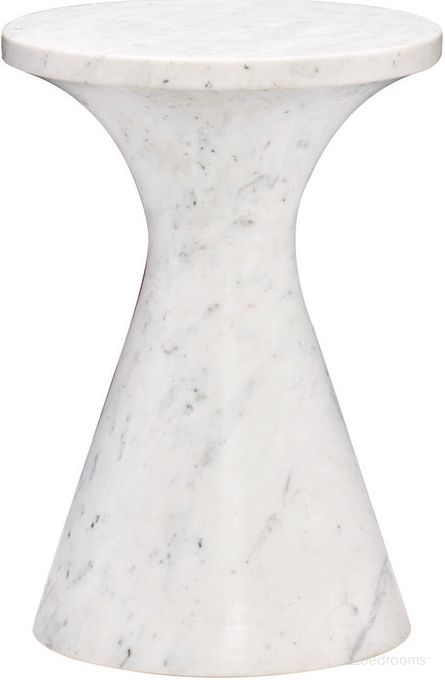 The appearance of Isabelle Drink Table designed by Bernhardt in the modern / contemporary interior design. This white marble piece of furniture  was selected by 1StopBedrooms from Isabelle Collection to add a touch of cosiness and style into your home. Sku: 375160. Material: Marble.