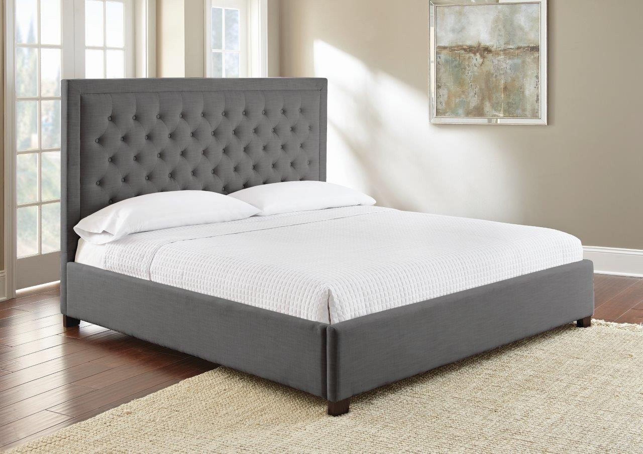 Isadora Queen Bed In Gray