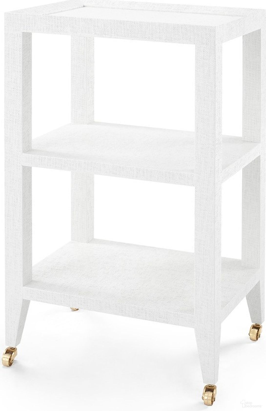 The appearance of Isadora Side Table In Chiffon White designed by Villa & House in the transitional interior design. This white piece of furniture  was selected by 1StopBedrooms from Isadora Collection to add a touch of cosiness and style into your home. Sku: ISD-110-59.