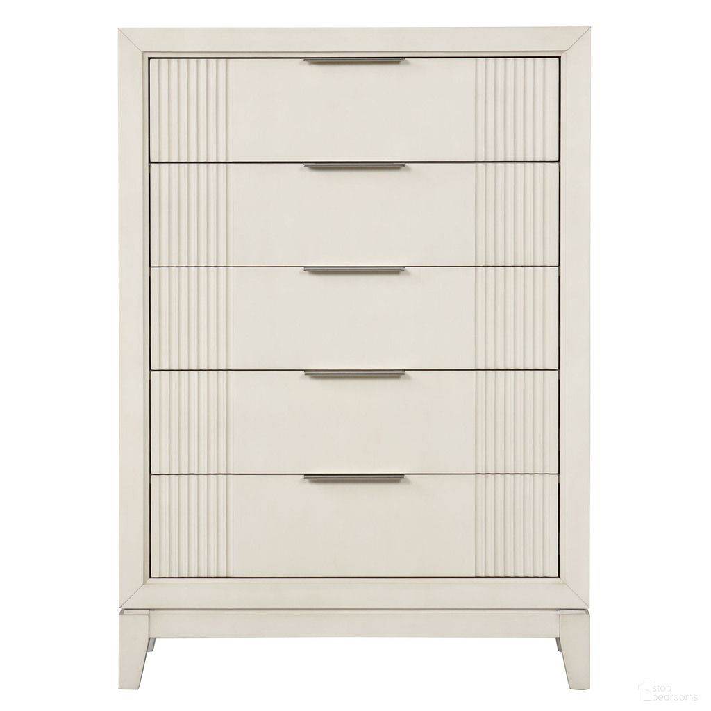 The appearance of Isadore Chest In Antique White designed by Furniture of America in the transitional interior design. This antique white piece of furniture was selected by 1StopBedrooms from Isadore Collection to add a touch of cosiness and style into your home. Sku: FM7700WH-C. Material: Solid Wood.