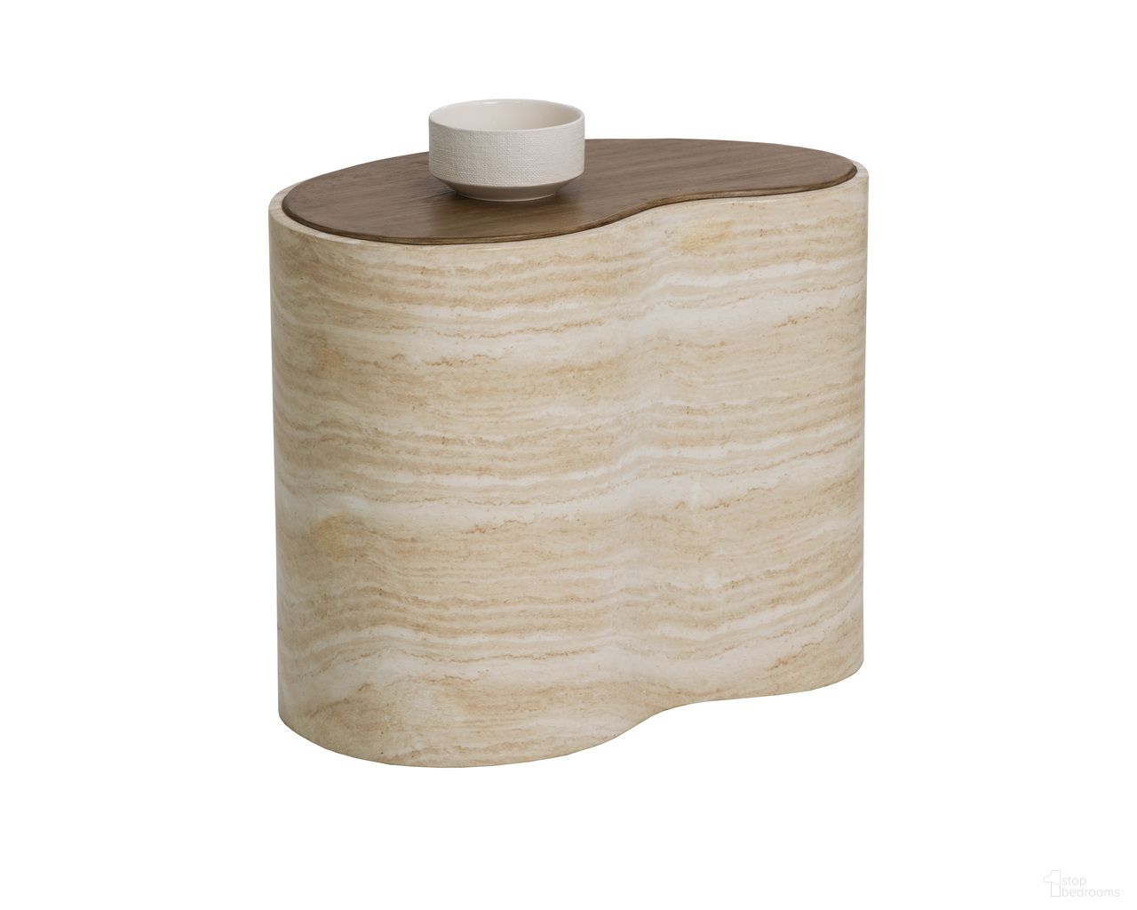 Ishiko Small Coffee Table In Light Brown and Warm Brown