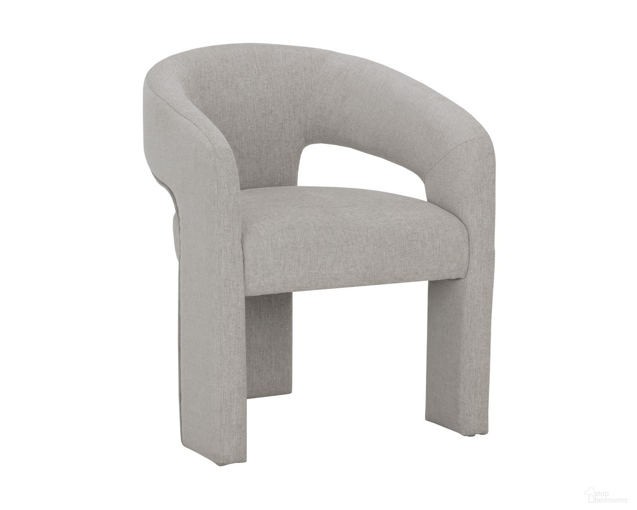 Isidore Dining Armchair In Ernst Sandstone