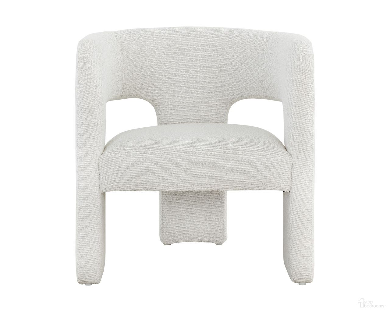 Isidore Lounge Chair In Copenhagen White