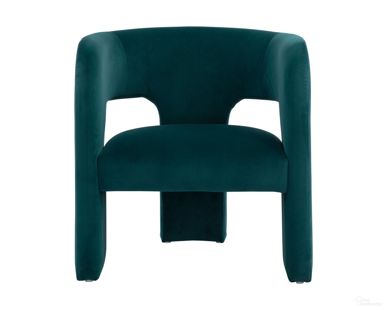 Isidore Lounge Chair In Meg Teal