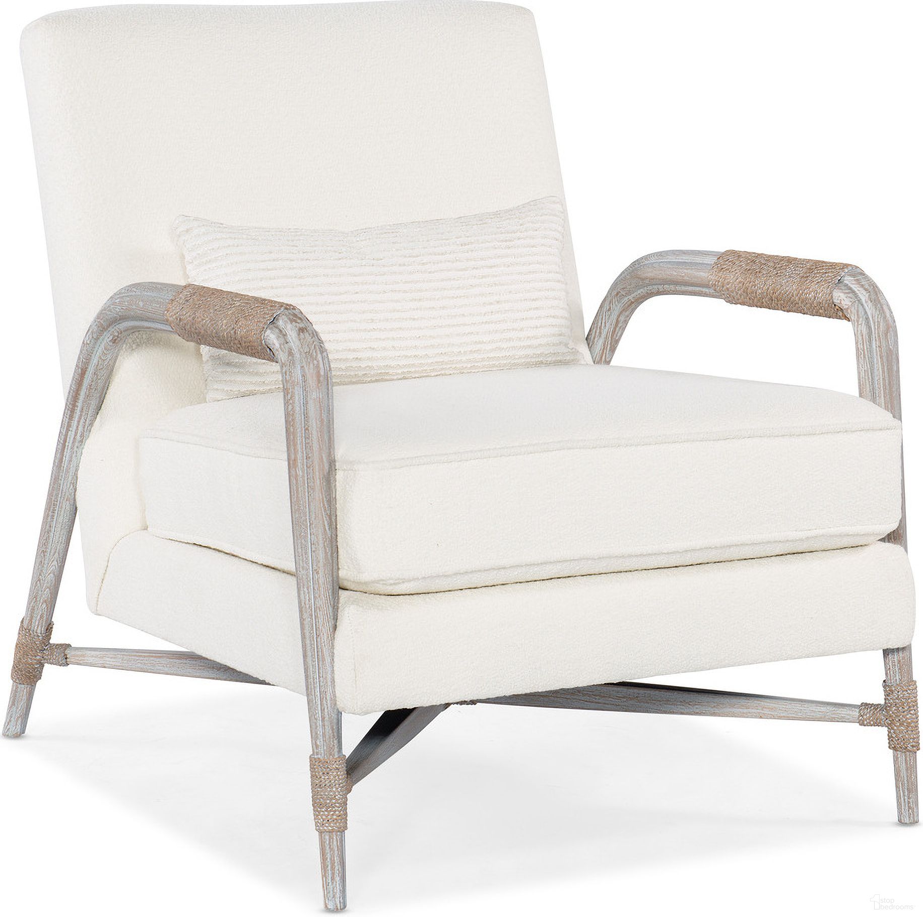 The appearance of Isla Accent Lounge Chair In Beige designed by Hooker in the transitional interior design. This beige piece of furniture was selected by 1StopBedrooms from CC Collection to add a touch of cosiness and style into your home. Sku: CC501-480. Material: Wood.